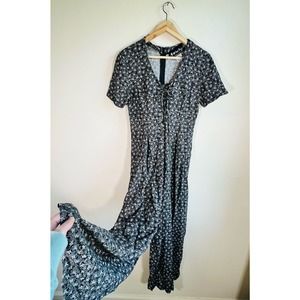 Vintage Wide leg Jumpsuit size 7/8